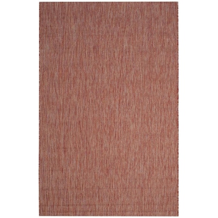 Safavieh 2 ft. 3 in. x 6 ft. 7 in. Courtyard Rectangle Power-Loomed Rug Red CY8520-36522-27